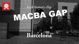 Macba Gap Barcelona  krakhistoryclip [upl. by Aicissej]