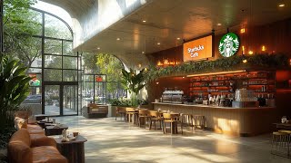 Relaxing Starbucks Café Ambience ☕ スタバ新作 Inspired Study amp Chill Music Playlist [upl. by Aleira]