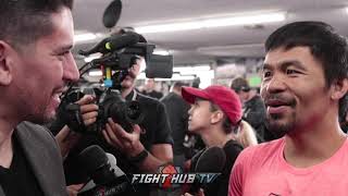 MANNY PACQUIAO FEELS HE CAN BEAT ERROL SPENCE WHIS SPEED amp POWER MAYWEATHER REMATCH UP TO FLOYD [upl. by Nnylahs]