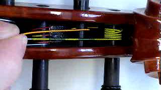 How to Properly Wind a ViolinViola or Cello String [upl. by Suivart]