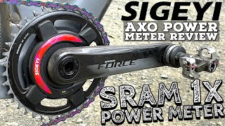 SIGEYI AXO Power Meter for SRAM AXS Details  1x Setup  Data Review 🚲⚡️ [upl. by Wolfgang47]