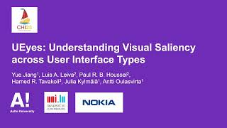 UEyes Understanding Visual Saliency across User Interface Types CHI2023 [upl. by Nnalatsyrc]