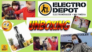 Découvrez la marque dElectro Dépôt Cosylife  UNBOXING Juice Extractor [upl. by Mathias]