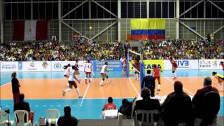 Colombia vs Perú Sudamericano de voleibol Sub 22 Popayán ¡Colombia clasifica al mundial [upl. by Jenine]