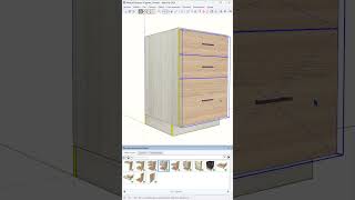 Diseña cocinas con SketchUp  Librería de componentes dinámicos GRATIS [upl. by Aleuqahs]