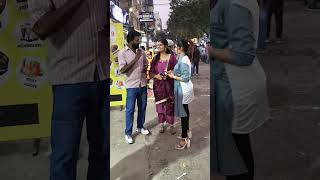 Maheshvitta and rj kajal in DLF Gachibowli akhilsarthak maheshvitta rjkajal trending viralvideo [upl. by Bland593]