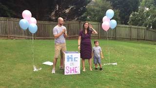 SHOCKING gender reveal with a TWIST [upl. by Ut793]