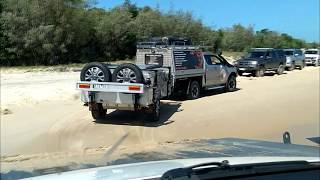 Fraser Island with a Subaru Forester 2004 [upl. by Kurt]