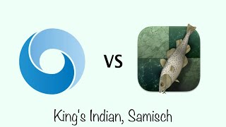 TYPICAL ALPHAZERO STYLE  AlphaZero vs Stockfish  Kings Indian Samisch  Whos done it better [upl. by Obla]