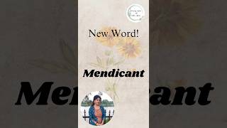 Mendicant  Meaning and Usage  Learning English with Madhu Lakhotia  mendicant newword [upl. by Madanhoj]