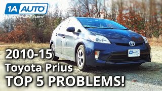 Top 5 Problems Toyota Prius Hybrid 3rd Generation 201015 [upl. by Porche]