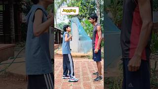 Jogging 😇 jumprope jogging exercise fitness funny malayalamcomedy comedyreels fun skit [upl. by Ahsrop]