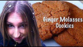 Ginger Molasses Cookies  Five Minute Pastry School [upl. by Allebasi447]