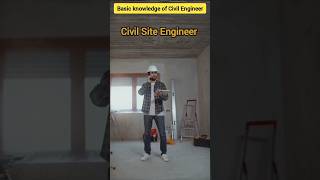 Basic Knowledge of Civil Engineer shorts building construction civilengineering [upl. by Elyrehc775]