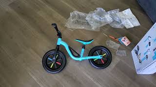 Chillafish Balance Bike Unboxing and Assembly [upl. by Llenral]