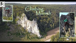 Rock Climbing around Munich Konstein and Burgstein  Klettern bei München im südlichen Frankenjura [upl. by Ynahirb]