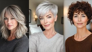 24 Incredible Short Hairstyles for Older Women with Thick Hair in 2024 [upl. by Adora588]