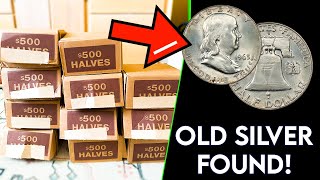 Hunting Through 25000 Half Dollars  Great Finds [upl. by Tali]