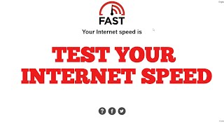 How To Test Your Internet Speed [upl. by Pigeon741]