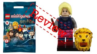 LEGO Luna Lovegood Gryffindor Lion Hat Minifigure 710285 Harry Potter Minifigure Series 2 Review [upl. by Nalyd]