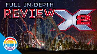 X2 Full InDepth Review  Six Flags Magic Mountains INSANE 4D Roller Coaster [upl. by Lihkin]