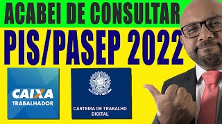 PISPASEP 2022 como consultar pelo celular PASSO A PASSO 💰💰💰 [upl. by Tteraj610]