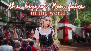 Visiting the largest Renaissance Faire in the world ✨ [upl. by Yennep]