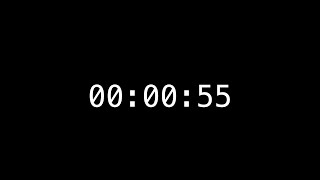 55 seconds  TIMER amp ALARM  1080p  COUNTDOWN [upl. by Ssitnerp]