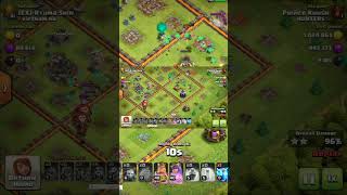 38 Trophies🏆Legendry 3 🌟 TH10 PUSH ATTACK ⚡😐  Clash Of Clans shorts ytshorts [upl. by Cleon176]