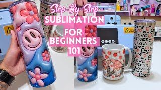 20 oz Tumbler in Mug Press Full Wrap Sublimation for Beginners [upl. by Earle432]