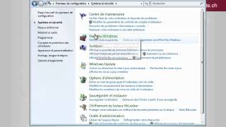 Activation de la fonctionnalité Parefeu Windows 7 FR [upl. by Tali997]