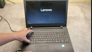 HOW TO ENTER THE BIOS ON LENOVO IDEAPAD 110 BOOT FROM USB [upl. by Eirbua953]