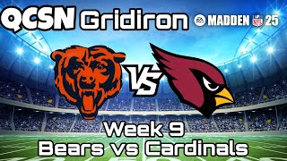 WILLIAMS vs MURRAY Season 1 Week 9 Bears vs Cardinals  Madden NFL 25 [upl. by Ensign443]