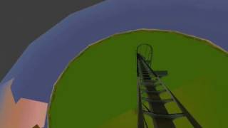 RCT3 Tallest Vertical Drop Roller Coaster  4362 ft tall [upl. by Oinimreh]