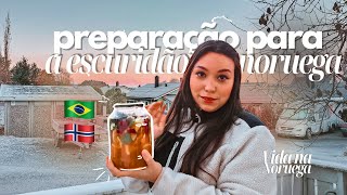 PREPARATIVOS PARA ESCURIDÃO E INVERNO DA NORUEGA \\ Vida na Noruega 🇧🇷🇳🇴 [upl. by Oiznun784]