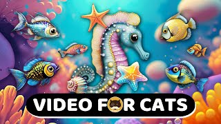 CAT GAMES  Tropical Coral Reef Fish Videos For Cats  CAT amp DOG TV  1 Hour [upl. by Mckee]