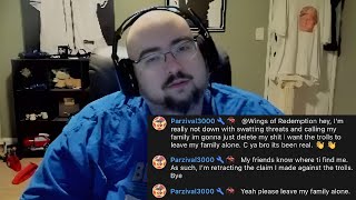 WingsofRedemption mod calls it quits  Watches Wings007’s restream [upl. by Ellebanna21]