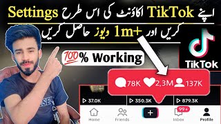 How to go viral on TikTok  TikTok Foryou settings  Real TikTok Foryou Trick 2023 [upl. by Mettah]