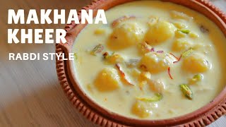 Makhane Ki Kheer Recipe  Makhana Kheer Recipe Hindi [upl. by Meares]