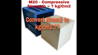 Unit conversion Nmm2 to Kgcm2 in TamilM20 concrete   Kgcm2 [upl. by Stamata622]