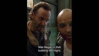 Rick Kills Negan  The Walking Dead S6E13  Shorts [upl. by Aihsram]