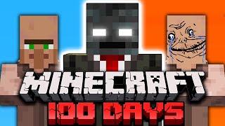 The Ultimate Minecraft 100 Days Movie [upl. by Ynohtna]