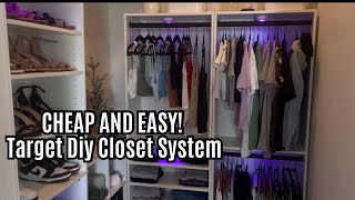 DIY CLOSET SYSTEM WITH BOOKSHELVES [upl. by Arek]