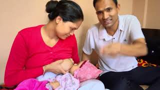 Time ho gya dudh 🍼pine ka  Breastfeeding vlog  Village lifestyle  My daily vlog [upl. by Reivax680]