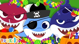 Happy Halloween🎃 Baby Shark  Youkids Halloween Song for Kids [upl. by Laemsi]