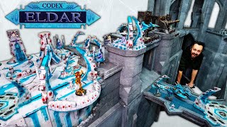 I made an ELDAR CRAFTWORLD to invade the Imperial Palace on Terra Warhammer 40k Scenery [upl. by Gilba]