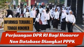 RESMI Begini Cara DPR RI Agar Tenaga Honorer Non Database Diangkat Jadi PPPK 2024 [upl. by Atirres]