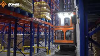 Client Case Zowell Manup VNA Forklift in Food Industryamp Cold Storage [upl. by Allista558]