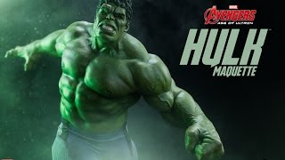 The HULK Maquette The Avengers quotAge of Ultronquot Sideshow Collectibles  Review 95 [upl. by Kape591]