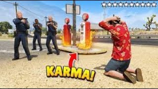 GTA 5 online funny karma fails 2024ps4de [upl. by Aeikan]